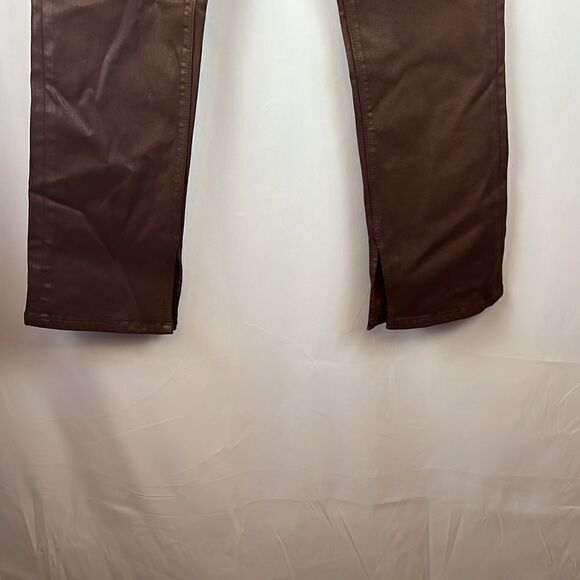 Hudson Jeans Barbara High-Waist BootCut Jeans -Coated Tortoise- Size 24 - Picture 3 of 13